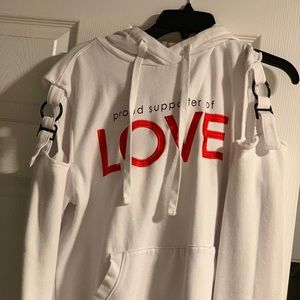 Peace love world Hoodie